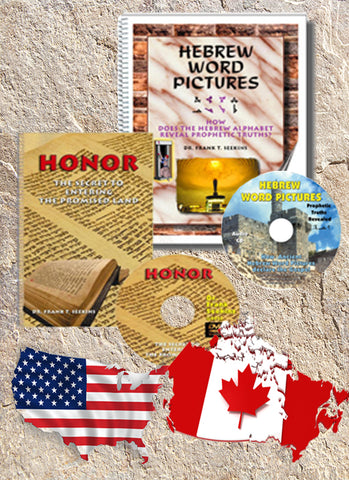 Hebrew Word Pictures and Honor  - U.S. and Canada - 25 percent Off