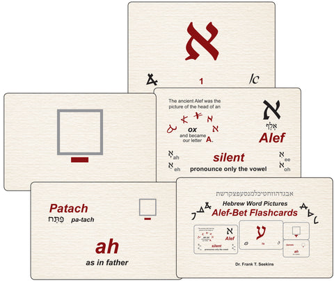 Large Teachers Version of The Hebrew Word Pictures Flashcards