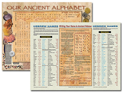 Our Ancient Alphabet Worldwide shipping